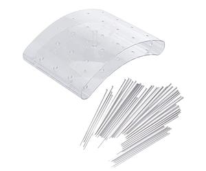 Westmark Set de horneado 2 piezas, Soporte para CakePop y 48 palitos de papel, 15 cm, Plástico/Papel, Transparente/Blanco, 302522E6