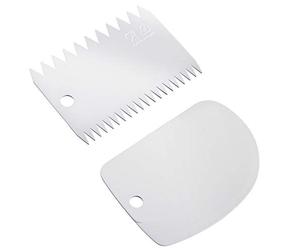 Westmark Set de raspador y decorador de pasteles , 2 piezas, Plástico, Blanco, 30852270