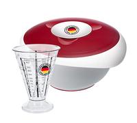 Westmark Set de repostería - 2 piezas, bol 3,5 l, vaso medidor Gerda 0,5 l | Tapa con anillo antisalpicaduras, cono para medir con precisión, base con anillo de goma, Made in Germany, sin BPA, 315522E8