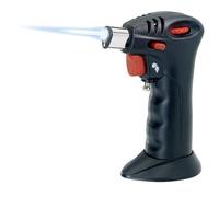 Westmark Soplete de cocina para gratinar, flamear y caramelizar, Llama ajustable, Incl. cierre de seguridad para niños, Plástico/acero inoxidable, Negro, 12392280