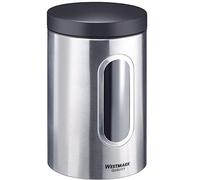 Westmark Tarro con Ventana, Acero Inoxidable, 2300 ml