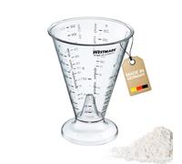 Westmark Taza medidora,Con cono de medición de precisión,Escalas de medición multilingües y varias unidades de medida,Forma de embudo,Volumen de llenado:0,5 litros,Plástico,Gerda,Transparente,30762270
