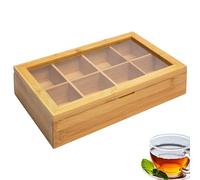 Westmark Teatime 15732260 - Caja para té (8 compartimentos, bambú, 28 x 16 cm)