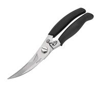 Westmark Tijeras para aves de corral, con resorte interior y cierre, Longitud de la hoja de corte: 8 cm, Acero inoxidable, Poliert, Plata/negro, 13722280
