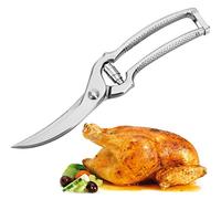 Westmark Tijeras para aves, Mecanismo de resorte, Longitud de la hoja de corte: 7 cm, Acero inoxidable, Pulido, Classic, Plateado, 13712260