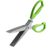 Westmark Tijeras para hierbas con peine de limpieza, 5 pares de hojas, Longitud
