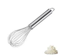 Westmark Whisk Pro, Batidor flexible de acero inoxidable, Práctico batidor para huevos, masa, etc., Batir, remover y mezclar, Plata, 28 cm