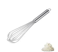 Westmark Whisk Pro, Robusto batidor de acero inoxidable para huevos, masa y salsas, Práctico batidor para batir, remover y mezclar, Plata, 38 cm