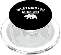 Westminster California Bear Retro, Condado de Orange, SoCal Beach PopSockets PopGrip para MagSafe