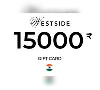 Westside Gift Card 15000 INR Key - INDIA