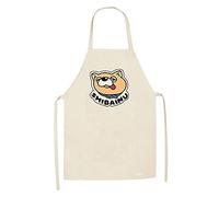 westtrend Anime Gokushufudo Delantal The Way of The Househusband Delantal Japonés Shiba Inu Imprimir Delantal Tether Pinafore Lavavajillas Cocina Panadería Gokushufudo Cosplay Disfraz 80cm * 66cm