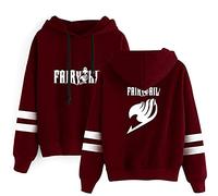 westtrend Anime japonés Fairy Tail Hoodies para Unisex Harajuku Sudadera Informal Pullover Manga Larga S-4XL