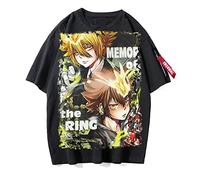 westtrend Camiseta con Estampado de Katekyo Hitman Reborn de Anime,Camiseta Holgada cómoda de Manga Corta con Cuello Redondo,Camisetas para Hombres y Mujeres