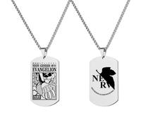 westtrend EVA Evangelion Collar Rei Ayanami Cadena de cuello Asuka Langley Souryuu Cosplay Prop Shinji Ikari Collar EVA Angel Cosplay Collar Para los fans del anime