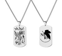 westtrend EVA Evangelion Collar Rei Ayanami Cadena de cuello Asuka Langley Souryuu Cosplay Prop Shinji Ikari Collar EVA Angel Cosplay Collar Para los fans del anime