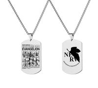 westtrend EVA Evangelion Collar Rei Ayanami Cadena de cuello Asuka Langley Souryuu Cosplay Prop Shinji Ikari Collar EVA Angel Cosplay Collar Para los fans del anime