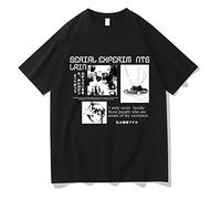 westtrend Serial Experiments Lain Camisetas Lain Camisetas Kawaii Lain Camisetas Anime Lain Iwakura Pullover para Hombres Mujeres