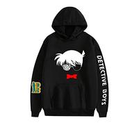 westtrend Sudadera con Capucha Unisex Detective Conan Personalidad Anime Kuroba Kaito Sudadera Jersey de Bolsillo de Gran tamaño Edogawa Conan Sudadera