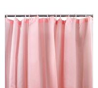 Westward Ho! 1 Cortina de Ducha de Tela Lisa, Color Rosa, W 70.9" x L 70.9" (1 Panels)
