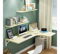 WESTWILD Escritorio Plegable de Pared Flotante, Estilo Moderno, Estable, Duradero y Convertible, fácil de Instalar, Carga máxima de 50 kg/110 LB, 5 Colores Disponibles (Arce, 70 x 50 x 30 cm/28 x 20