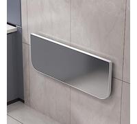 WESTWILD Mesa de Desayuno Plegable de Acero Inoxidable para Montar en la Pared, Ahorra Espacio, Escritorio pequeño abatible para casa o Oficina, Regalo (110 x 40 cm)