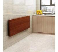 WESTWILD Mesa Plegable Blanca para Espacios pequeños Mesa de Bar de Pared Que Ahorra Espacio Instalación sin taladros Fuerte y Robusta Ideal para vestidores Cocina y Espacios pequeños Blanco