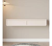 WESTWILD Tocador de Pared Flotante con cajones, tocador de Esquina Compacto con Espacio de Almacenamiento para Dormitorio (100 x 40 x 18 cm)