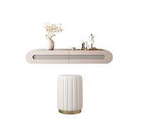 WESTWILD Tocador Flotante, tocador de Esquina, tocador de Pared con cajones, Escritorio Flotante Que Ahorra Espacio, tocador de Pared para Espacios pequeños (Blanco, 100 cm)