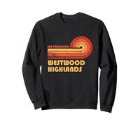 Westwood Highlands, San Francisco, California, Retro y Vintage Sudadera