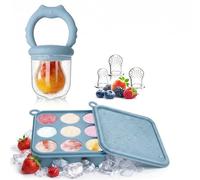 WeSweet Alimentador de frutas - Alimentador de frutas de silicona para bebés - Moldes de congelador de paletas de leche materna para dentición de bebé y alimentación automática para bebés, regalo