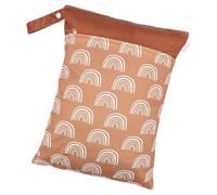 Wet Bag - Bolsa organizadora de pañales impermeable, 2 bolsillos con cremallera, reutilizable, lavable, para natación, yoga, gimnasio, portátil, ropa sucia, bolsa de viaje para playa y piscina, c,