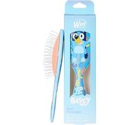 Wet Brush Bluey - Minicepillo de pelo para niños, más pequeño para sus manitas, cerdas suaves, desenreda nudos con facilidad, mango ergonómico, para todo tipo de cabello, edición limitada, naranja