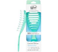 Wet Brush Cepillo de cabello Speed Dry, cerdas seguras para secado con secador y diseño ventilado para un tiempo de secado más rápido, mango ergonómico, reduce la rotura y desenreda todo tipo de