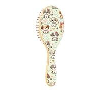 Wet Brush - Cepillo desenredante para todo tipo de cabello, cerdas suaves que se deslizan a través de los enredos con facilidad, lindo perro para cabello húmedo y seco