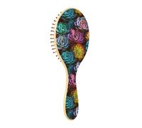 Wet Brush - Cepillo desenredante para todo tipo de cabello, cerdas suaves que se deslizan a través de los enredos con facilidad, cactus colorido para cabello húmedo y seco