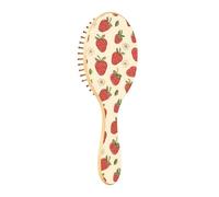Wet Brush - Cepillo desenredante para todo tipo de cabello, cerdas suaves que se deslizan a través de los enredos con facilidad flor blanca fresa para cabello húmedo y seco