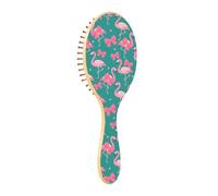Wet Brush - Cepillo desenredante para todo tipo de cabello, cerdas suaves que se deslizan a través de los enredos con facilidad, lazo de flamenco rosa para cabello húmedo y seco