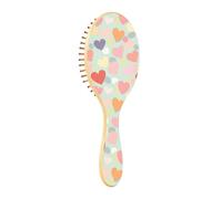 Wet Brush - Cepillo desenredante para todo tipo de cabello, cerdas suaves que se deslizan a través de los enredos con facilidad, corazón colorido para cabello húmedo y seco