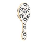 Wet Brush - Cepillo desenredante para todo tipo de cabello, cerdas suaves que se deslizan a través de los enredos con facilidad panda con amor por el cabello húmedo y seco