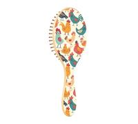 Wet Brush - Cepillo desenredante para todo tipo de cabello, cerdas suaves que se deslizan a través de los enredos con facilidad, pollo colorido para cabello húmedo y seco