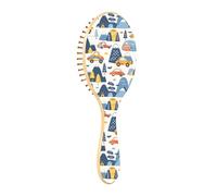 Wet Brush - Cepillo desenredante para todo tipo de cabello, cerdas suaves que se deslizan a través de los enredos con facilidad para autos y montañas para cabello húmedo y seco