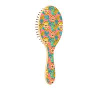 Wet Brush - Cepillo desenredante para todo tipo de cabello, cerdas suaves que se deslizan a través de los enredos con facilidad Tigers Baby para cabello húmedo y seco