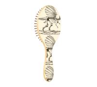 Wet Brush - Cepillo desenredante para todo tipo de cabello, cerdas suaves que se deslizan a través de los enredos con facilidad Spinosaurus esqueleto fósil para cabello húmedo y seco