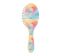 Wet Brush - Cepillo desenredante para todo tipo de cabello, cerdas suaves que se deslizan a través de los enredos con facilidad Manta Jellyfish Innovador diseño de página suave de ensueño para cabello