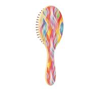 Wet Brush - Cepillo desenredante para todo tipo de cabello, cerdas suaves que se deslizan a través de los enredos con facilidad, fondo colorido y elegante para cabello húmedo y seco