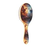 Wet Brush - Cepillo desenredante para todo tipo de cabello, cerdas suaves que se deslizan a través de los enredos con facilidad, fénix naranja y blanco para cabello húmedo y seco