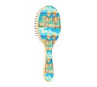 Wet Brush - Cepillo desenredante para todo tipo de cabello, cerdas suaves que se deslizan a través de los enredos con facilidad esqueleto humano para cabello húmedo y seco