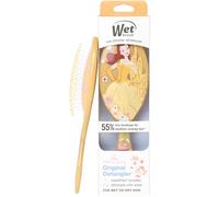 Wet Brush Disney Princess Belle - Cepillo desenredante original para eliminar nudos sin dolor, cerdas flexibles desenredan mechones húmedos o secos, funciona en todo tipo de cabello, mango ergonómico