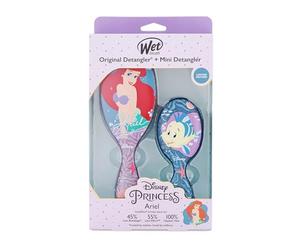 Wet Brush - Disney Princess Kit Detangler Original + Mini Brush Ariel Negro