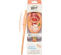 Wet Brush Disney Princess Moana - Cepillo desenredante original para eliminar nudos sin dolor, cerdas flexibles desenredan mechones húmedos o secos, funciona en todo tipo de cabello, mango ergonómico